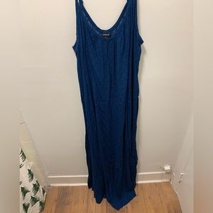 Torrid floor length swim coverup - mermaid scales print